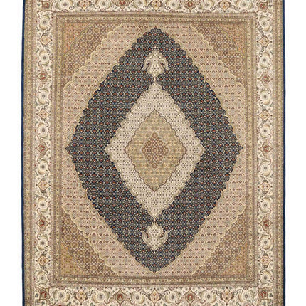 Heritage 7' 11" X 10' 2" Hand Knotted Wool Rug 7' 11" X 10' 2" (241 X 310) / Black / Wool