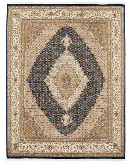 Heritage 7' 11" X 10' 2" Hand Knotted Wool Rug 7' 11" X 10' 2" (241 X 310) / Black / Wool
