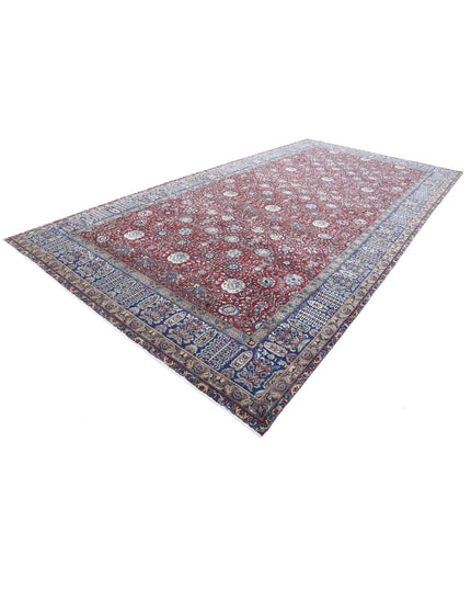 Heritage 9' 0" X 17' 9" Hand Knotted Wool Rug 9' 0" X 17' 9" (274 X 541) / Red / Wool