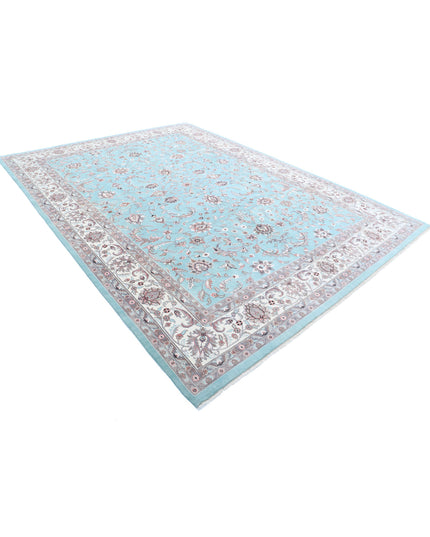 Heritage 8' 10" X 12' 0" Hand Knotted Wool Rug 8' 10" X 12' 0" (269 X 366) / Blue / Wool