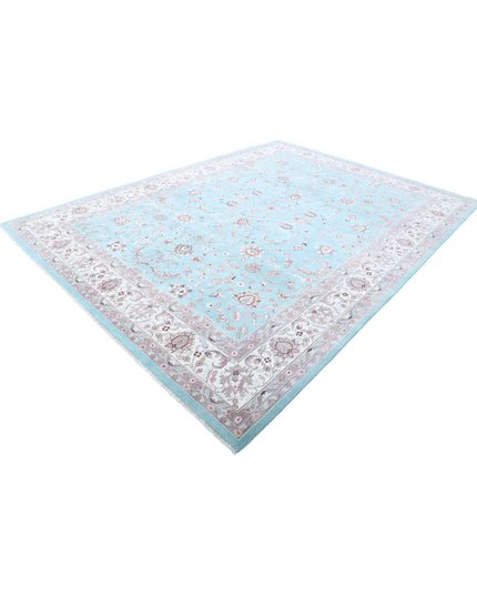 Heritage 8' 10" X 12' 0" Hand Knotted Wool Rug 8' 10" X 12' 0" (269 X 366) / Blue / Wool
