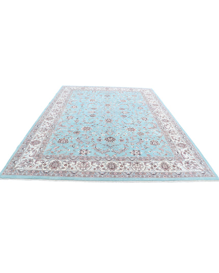 Heritage 8' 10" X 12' 0" Hand Knotted Wool Rug 8' 10" X 12' 0" (269 X 366) / Blue / Wool