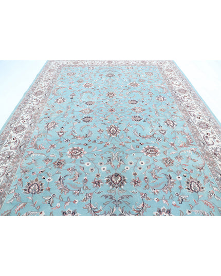Heritage 8' 10" X 12' 0" Hand Knotted Wool Rug 8' 10" X 12' 0" (269 X 366) / Blue / Wool