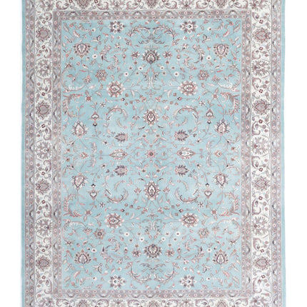 Heritage 8' 10" X 12' 0" Hand Knotted Wool Rug 8' 10" X 12' 0" (269 X 366) / Blue / Wool