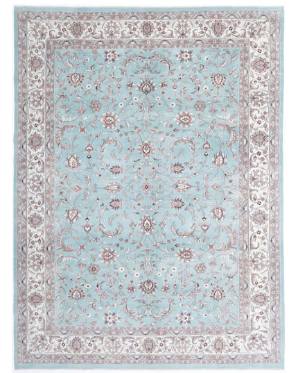Heritage 8' 10" X 12' 0" Hand Knotted Wool Rug 8' 10" X 12' 0" (269 X 366) / Blue / Wool