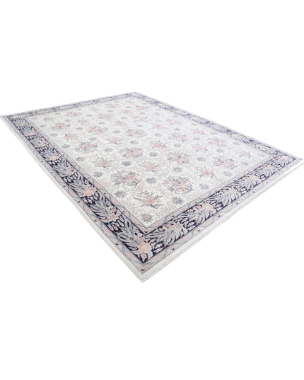 Heritage 9' 0" X 11' 9" Hand Knotted Wool Rug 9' 0" X 11' 9" (274 X 358) / Ivory / Wool