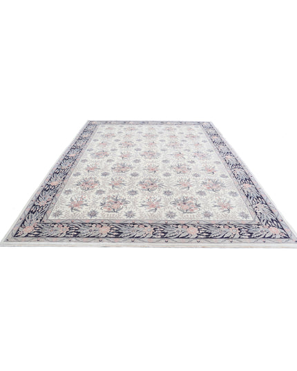 Heritage 9' 0" X 11' 9" Hand Knotted Wool Rug 9' 0" X 11' 9" (274 X 358) / Ivory / Wool