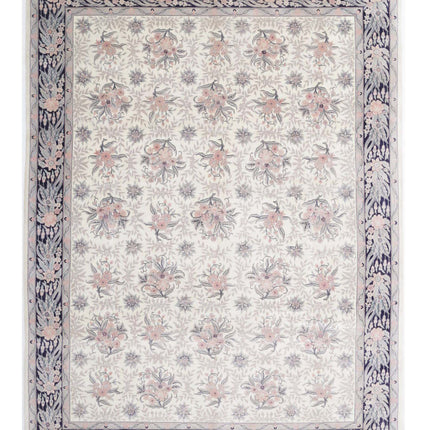 Heritage 9' 0" X 11' 9" Hand Knotted Wool Rug 9' 0" X 11' 9" (274 X 358) / Ivory / Wool