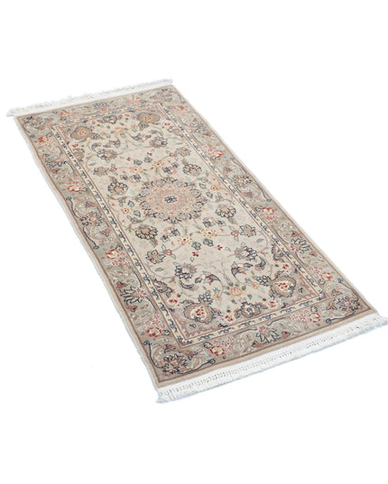 Heritage 2' 0" X 3' 11" Hand Knotted Wool Rug 2' 0" X 3' 11" (61 X 119) / Ivory / Wool