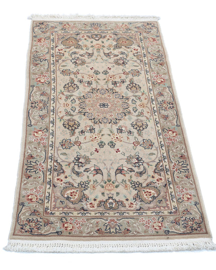 Heritage 2' 0" X 3' 11" Hand Knotted Wool Rug 2' 0" X 3' 11" (61 X 119) / Ivory / Wool