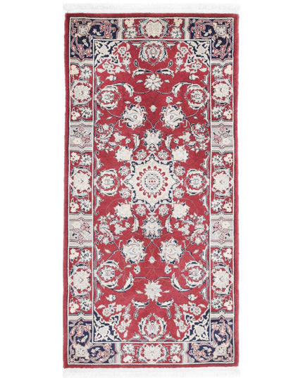 Heritage 2' 0" X 4' 2" Hand Knotted Wool Rug 2' 0" X 4' 2" (61 X 127) / Red / Wool