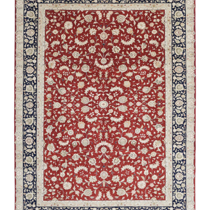 Heritage 9' 9" X 13' 9" Hand Knotted Wool Rug 9' 9" X 13' 9" (297 X 419) / Red / Wool