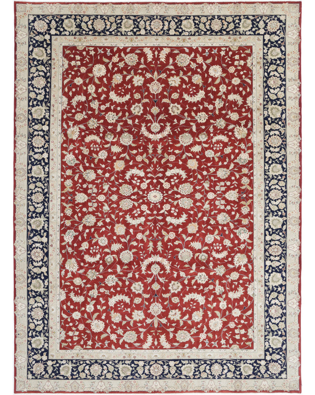 Heritage 9' 9" X 13' 9" Hand Knotted Wool Rug 9' 9" X 13' 9" (297 X 419) / Red / Wool