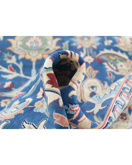 Heritage 4' 0" X 12' 0" Hand Knotted Wool Rug 4' 0" X 12' 0" (122 X 366) / Blue / Wool