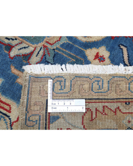 Heritage 4' 0" X 12' 0" Hand Knotted Wool Rug 4' 0" X 12' 0" (122 X 366) / Blue / Wool