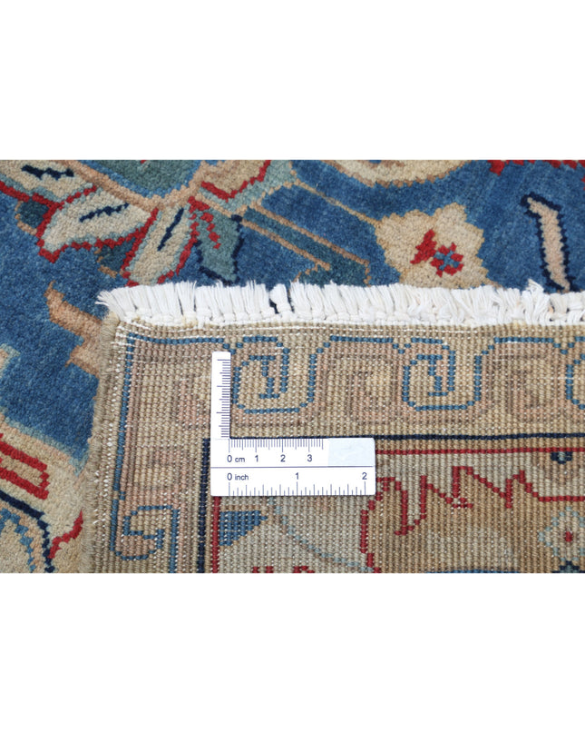 Heritage 4' 0" X 12' 0" Hand Knotted Wool Rug 4' 0" X 12' 0" (122 X 366) / Blue / Wool