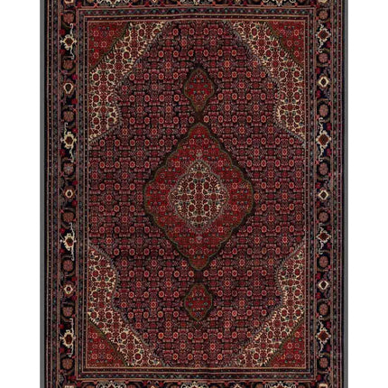 Heritage 6' 7" X 9' 8" Hand Knotted Wool Rug 6' 7" X 9' 8" (201 X 295) / Blue / Wool
