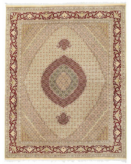 Heritage 8' 1" X 10' 3" Hand Knotted Wool Rug 8' 1" X 10' 3" (246 X 312) / Green / Wool
