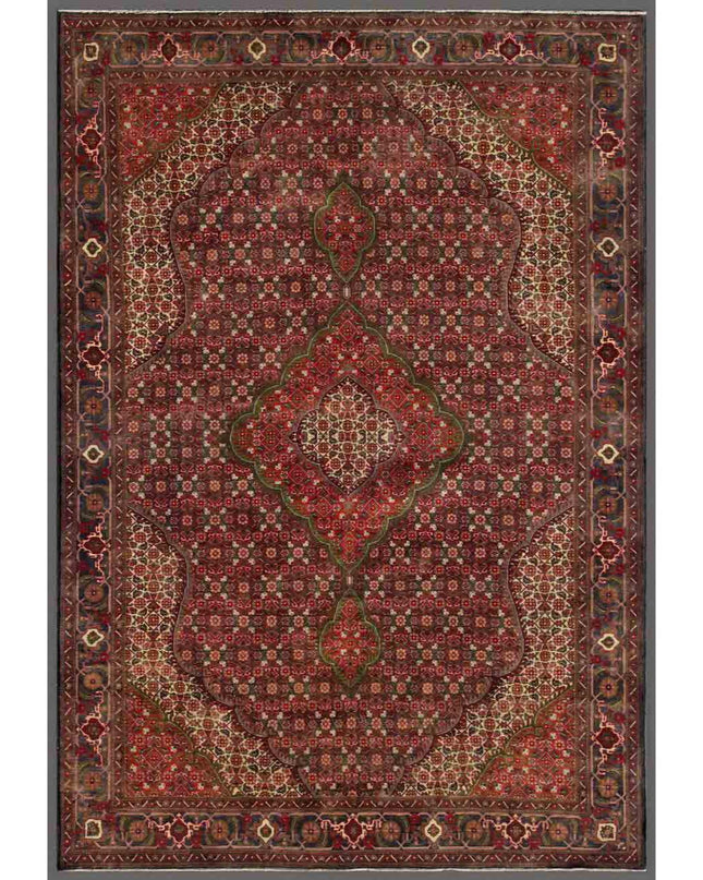 Heritage 6' 6" X 9' 6" Hand Knotted Wool Rug 6' 6" X 9' 6" (198 X 290) / Blue / Wool
