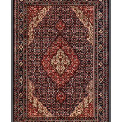 Heritage 6' 7" X 9' 7" Hand Knotted Wool Rug 6' 7" X 9' 7" (201 X 292) / Blue / Wool