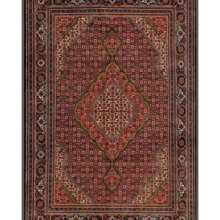 Heritage 6' 7" X 9' 7" Hand Knotted Wool Rug 6' 7" X 9' 7" (201 X 292) / Blue / Wool