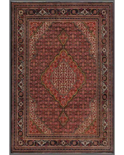 Heritage 6' 7" X 9' 7" Hand Knotted Wool Rug 6' 7" X 9' 7" (201 X 292) / Blue / Wool