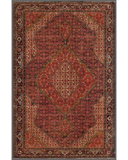 Heritage 6' 6" X 9' 9" Hand Knotted Wool Rug 6' 6" X 9' 9" (198 X 297) / Blue / Wool