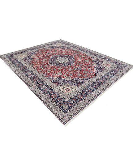 Heritage 8' 1" X 9' 11" Hand Knotted Wool Rug 8' 1" X 9' 11" (246 X 302) / Red / Wool