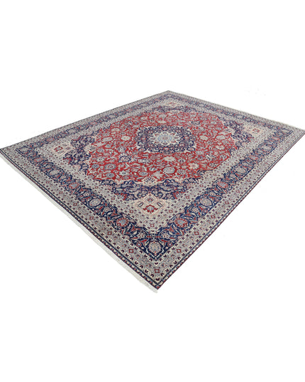 Heritage 8' 1" X 9' 11" Hand Knotted Wool Rug 8' 1" X 9' 11" (246 X 302) / Red / Wool