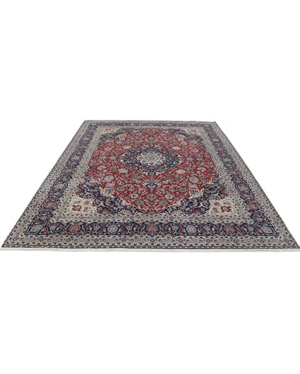 Heritage 8' 1" X 9' 11" Hand Knotted Wool Rug 8' 1" X 9' 11" (246 X 302) / Red / Wool