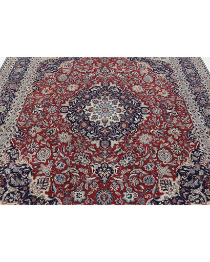 Heritage 8' 1" X 9' 11" Hand Knotted Wool Rug 8' 1" X 9' 11" (246 X 302) / Red / Wool