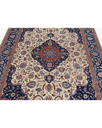 Heritage 6' 0" X 8' 11" Hand Knotted Wool Rug 6' 0" X 8' 11" (183 X 272) / Ivory / Wool