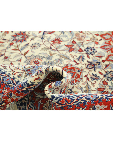 Heritage 6' 0" X 9' 0" Hand Knotted Wool Rug 6' 0" X 9' 0" (183 X 274) / Ivory / Wool