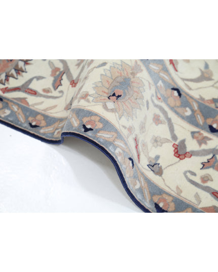 Heritage 6' 0" X 8' 9" Hand Knotted Wool Rug 6' 0" X 8' 9" (183 X 267) / Ivory / Wool