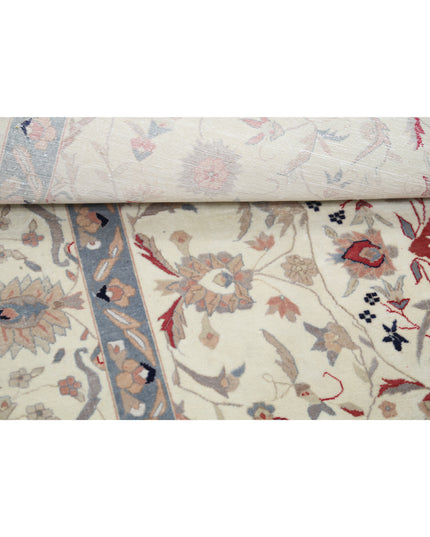 Heritage 6' 0" X 8' 9" Hand Knotted Wool Rug 6' 0" X 8' 9" (183 X 267) / Ivory / Wool