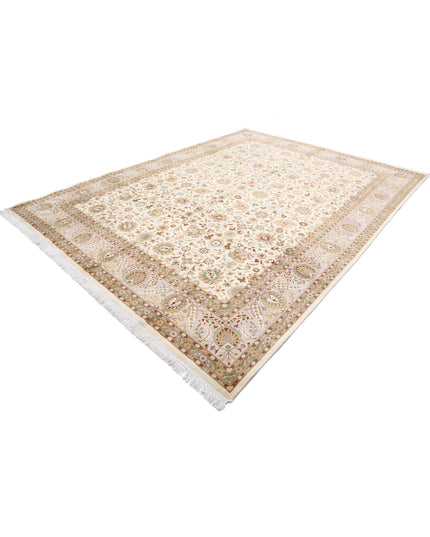 Heritage 8' 11" X 12' 0" Hand Knotted Wool Rug 8' 11" X 12' 0" (272 X 366) / Ivory / Wool