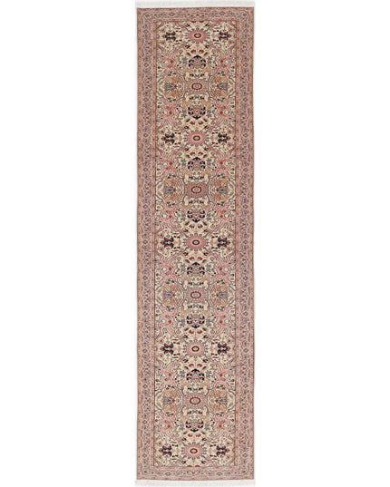 Heritage 2' 9" X 13' 1" Hand Knotted Wool Rug 2' 9" X 13' 1" (84 X 399) / Ivory / Wool