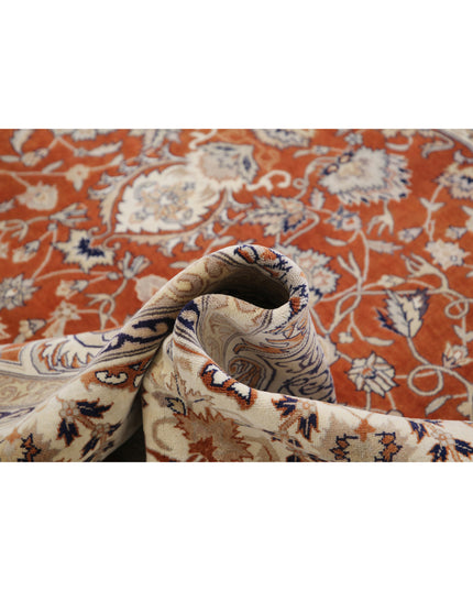 Heritage 10' 2" X 13' 10" Hand Knotted Wool Rug 10' 2" X 13' 10" (310 X 422) / Rust / Wool