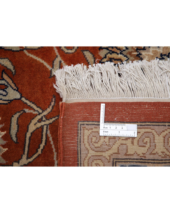 Heritage 10' 2" X 13' 10" Hand Knotted Wool Rug 10' 2" X 13' 10" (310 X 422) / Rust / Wool