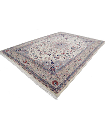 Heritage 10' 3" X 13' 11" Hand Knotted Wool Rug 10' 3" X 13' 11" (312 X 424) / Ivory / Wool