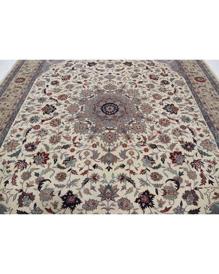 Heritage 10' 3" X 13' 11" Hand Knotted Wool Rug 10' 3" X 13' 11" (312 X 424) / Ivory / Wool