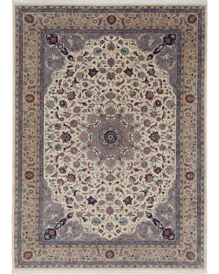 Heritage 10' 3" X 13' 11" Hand Knotted Wool Rug 10' 3" X 13' 11" (312 X 424) / Ivory / Wool