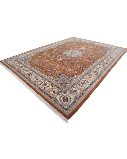 Heritage 10' 2" X 13' 11" Hand Knotted Wool Rug 10' 2" X 13' 11" (310 X 424) / Rust / Wool