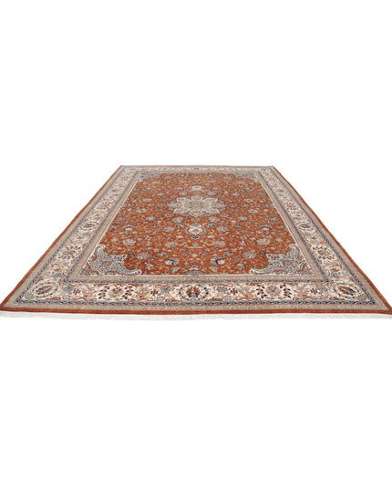 Heritage 10' 2" X 13' 11" Hand Knotted Wool Rug 10' 2" X 13' 11" (310 X 424) / Rust / Wool