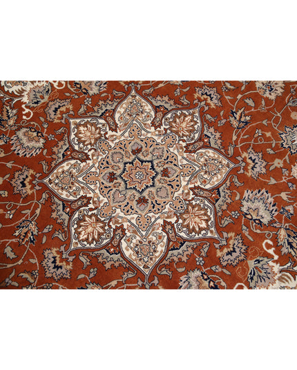 Heritage 10' 2" X 13' 11" Hand Knotted Wool Rug 10' 2" X 13' 11" (310 X 424) / Rust / Wool