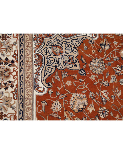 Heritage 10' 2" X 13' 11" Hand Knotted Wool Rug 10' 2" X 13' 11" (310 X 424) / Rust / Wool