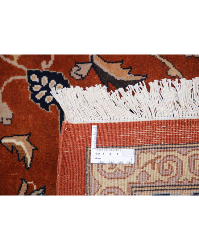 Heritage 10' 2" X 13' 11" Hand Knotted Wool Rug 10' 2" X 13' 11" (310 X 424) / Rust / Wool