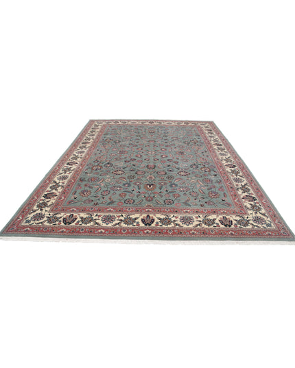 Heritage 9' 2" X 12' 0" Hand Knotted Wool Rug 9' 2" X 12' 0" (280 X 366) / Green / Wool