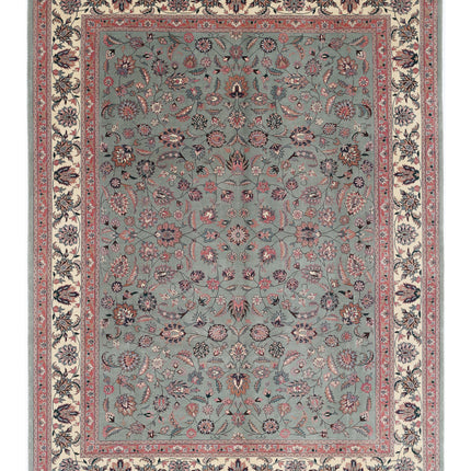 Heritage 9' 2" X 12' 0" Hand Knotted Wool Rug 9' 2" X 12' 0" (280 X 366) / Green / Wool