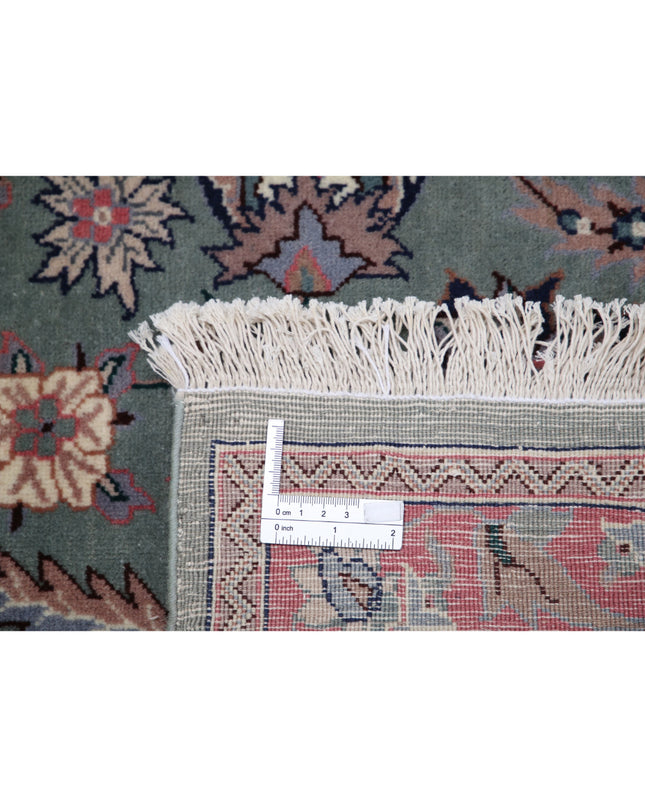 Heritage 8' 0" X 10' 0" Hand Knotted Wool Rug 8' 0" X 10' 0" (244 X 305) / Green / Wool